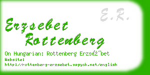 erzsebet rottenberg business card